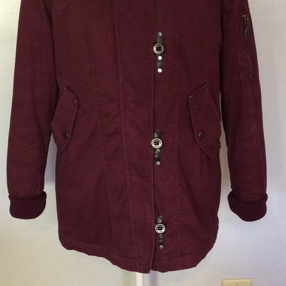 Express Burgundy Jacket (+ FREE hat) - Picture 6 of 16